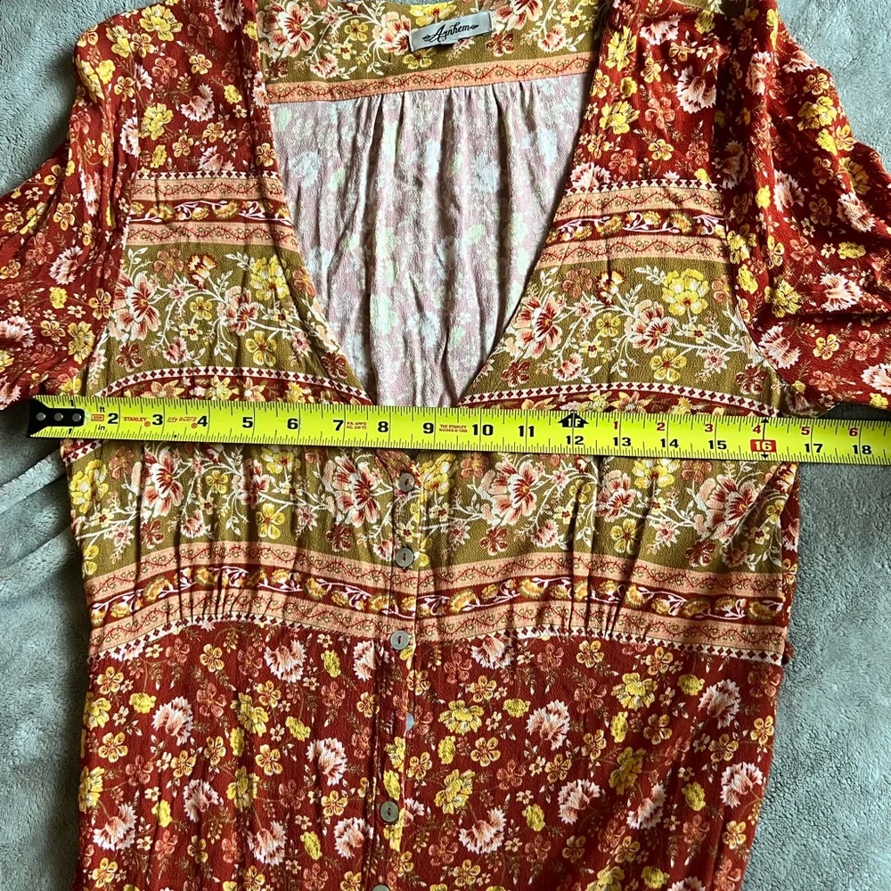 Arnhem Audrey duster in cinnamon - Picture 8 of 9